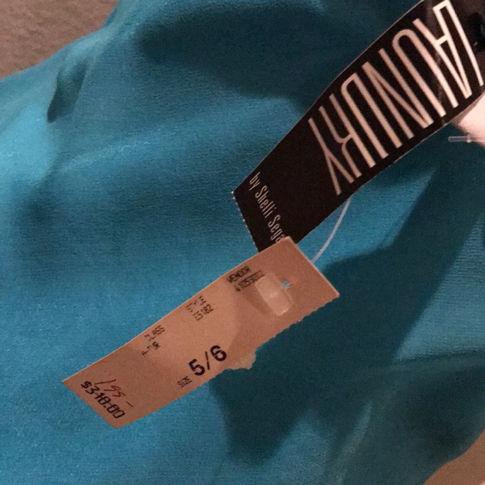 Laundry Aqua Flower Gown - Picture 5 of 5